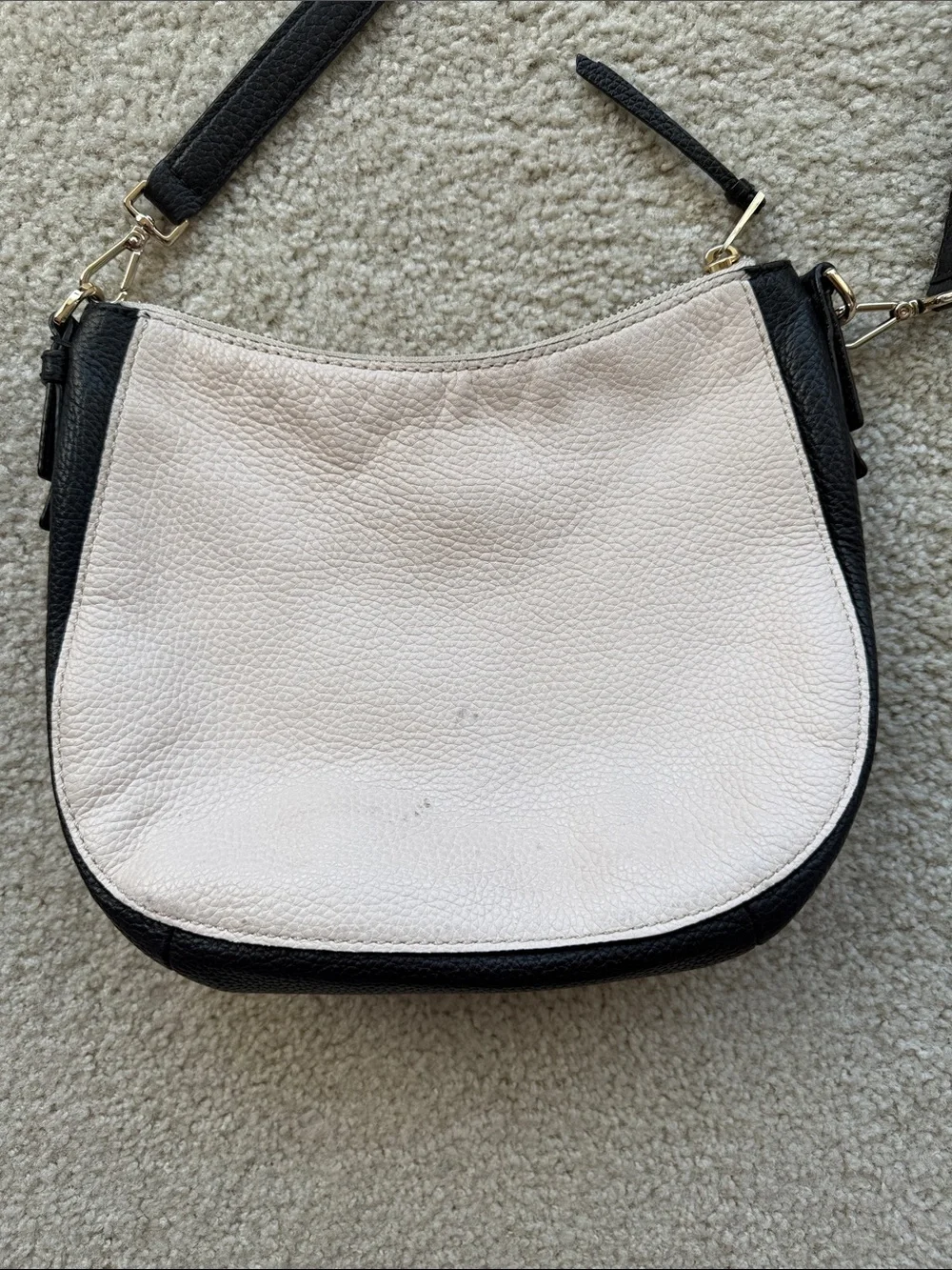 Kate Spade Off-White Crossbody Bag with Black Trim - Picture 3 of 9